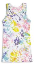 Thumbnail for your product : Flowers by Zoe Girl's Tie-Dyed Tank Top