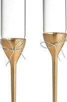 Thumbnail for your product : Vera Wang Wedgwood Love Knots Toasting Flutes - Gold