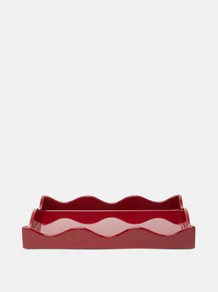 THE LACQUER COMPANY X Rita Konig Belle Rives Small Lacquer Tray - Red