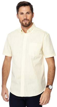 Maine New England - Big And Tall Pale Green Single Pocket Regular Fit Shirt