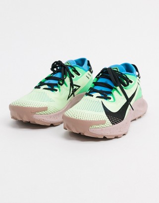 Nike Running Pegasus Trail 2 sneakers in green