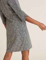 Thumbnail for your product : Marks and Spencer Crepe Animal Print V-Neck Shift Dress