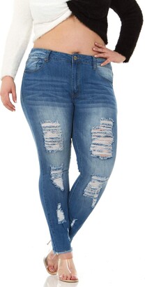 V.I.P. JEANS Women's Ultra Skinny Day or Evening Soft Stretch Jeans Pants
