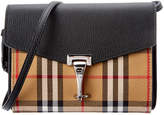 Thumbnail for your product : Burberry Mini Macken Vintage Check & Leather Crossbody