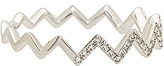 Thumbnail for your product : Ef Collection Zig Zag Stack Ring
