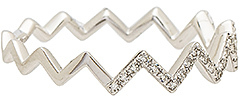 Ef Collection Zig Zag Stack Ring