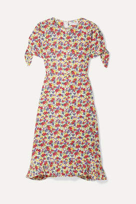 Faithfull The Brand Emilia Floral-print Crepe Midi Dress