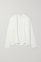 Thumbnail for your product : Leset Lori Brushed Stretch-jersey Cardigan - White