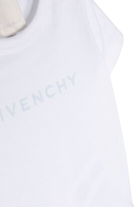 Givenchy Kids Logo-Print Dungaree Set