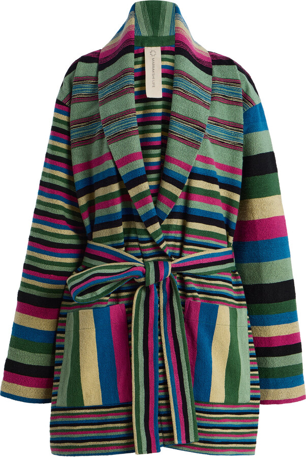 MARRAKSHI LIFE Exclusive Short Cotton Boucle Robe Coat