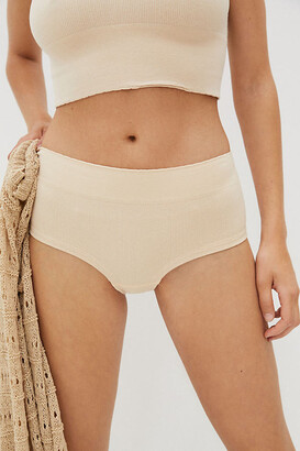 By Anthropologie Danni Seamless Hipster Briefs White