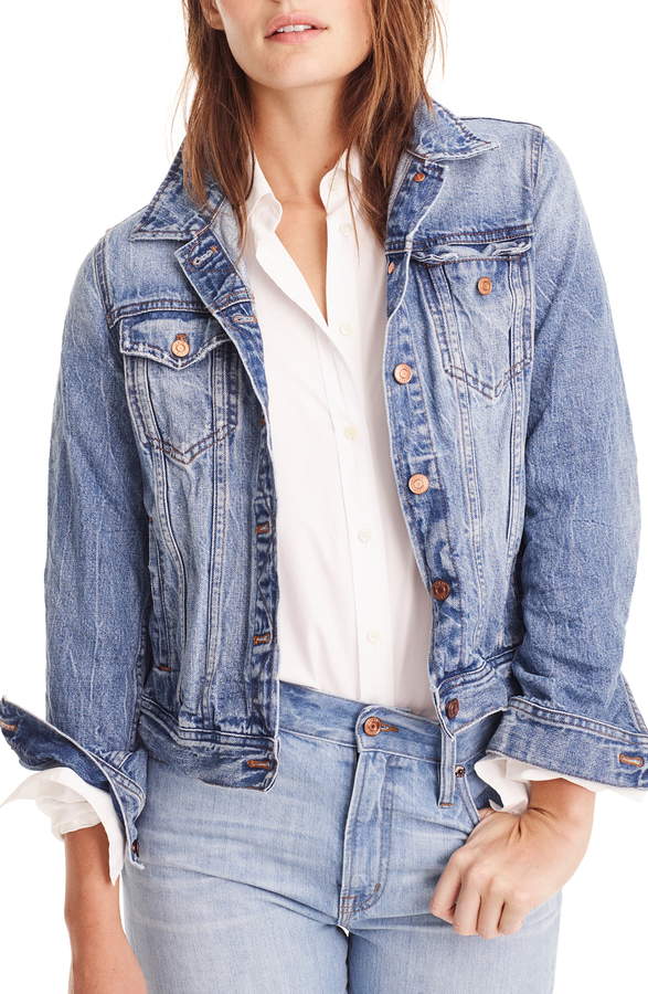 j crew classic denim jacket