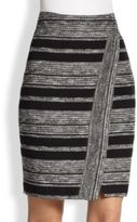 Thumbnail for your product : L'Agence Tribal Stripe Wrap Skirt