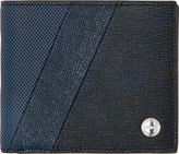 Thumbnail for your product : Kenzo Navy Textured Leather Bifold Wallet