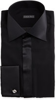 Thumbnail for your product : Stefano Ricci Satin-Trimmed Tuxedo Shirt, Black
