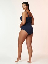 Thumbnail for your product : Evans Wired Plunge Swimsuit Navy