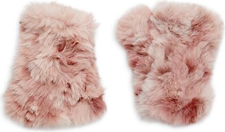 Saks Fifth Avenue Leopard-Print Faux Fur Gloves