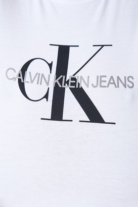 Calvin Klein Core Monogram Logo Tee Bright White