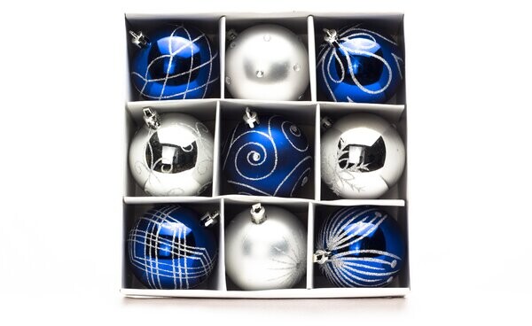 9 Piece Ball Ornament Set