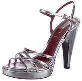 Thumbnail for your product : Prada Leather Ankle-Strap Sandals
