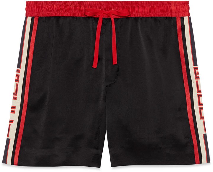 gucci shorts red