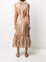 Thumbnail for your product : Zimmermann Leopard Print Silk Dress