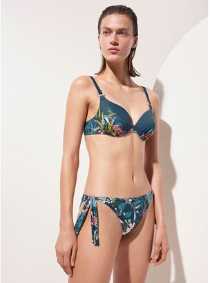 Triumph Botanical Leaf Bikini Top with Padded Cups - ShopStyle Two Piece  Swimsuits