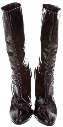 Lanvin Mid-Calf Pointed-Toe Boots