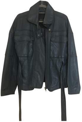 Marissa Webb \N Navy Leather Jacket for Women