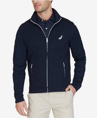Nautica Men's Slim-Fit French Terry Track Jacket