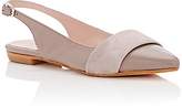 Thumbnail for your product : Barneys New York WOMEN'S LEATHER & SUEDE SLINGBACK FLATS
