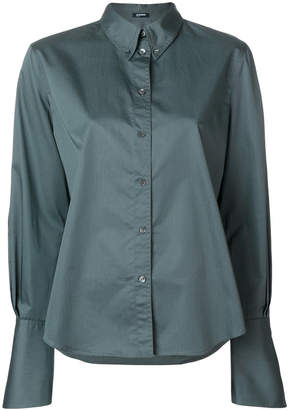 Jil Sander Navy button collar blouse
