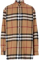 Thumbnail for your product : Burberry House Check Cotton Flannel Shirt