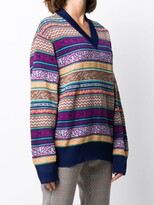 Thumbnail for your product : M Missoni Abstract Stripe Jumper