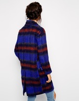 Thumbnail for your product : Free People Overcoat in Brushed Stripe