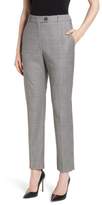 Thumbnail for your product : BOSS Tofilia Glencheck Slim Fit Trousers