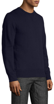 Thumbnail for your product : Alexander McQueen Solid Logo Embroidered Crewneck Sweatshirt