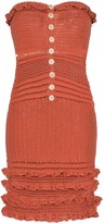 Thumbnail for your product : She Made Me Saachi strapless crochet dress