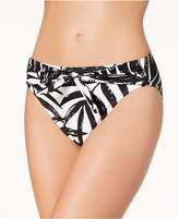 Thumbnail for your product : Carmen Marc Valvo Printed Front-Tie Bikini Bottoms