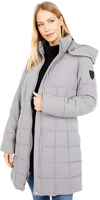 vince camuto long puffer coat