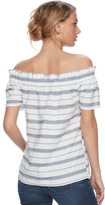 Thumbnail for your product : Juicy Couture Women's Striped Off-the-Shoulder Top