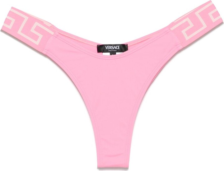 Versace Greca-Detail Bikini Bottoms