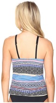 Thumbnail for your product : Jantzen Batik Stripe Drape Tankini Women's Swimsuits One Piece