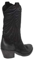 Thumbnail for your product : Elena Iachi 50mm Embroidered Crust Leather Boots