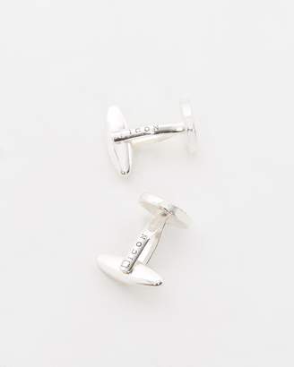 ICON BRAND ICONIC EXCLUSIVE - Silver Finish Cufflinks