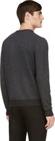 Thumbnail for your product : Rag and Bone 3856 Rag & Bone Charcoal & Grey Contrast Knit Joel Sweater