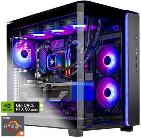 Skytech Gaming King 95 Gaming PC, AMD Ryzen 9 9900X 4.4GHz, NVIDIA RTX 5070 Ti 16GB, 2TB Gen4 NVMe SSD, 32GB DDR5 RAM 6000, 850W GOLD ATX 3 PSU,...