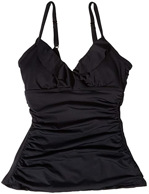 ruffle tankini swimsuit top