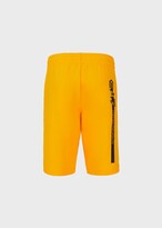 Thumbnail for your product : Ea7 Jersey Fleece Shorts With Logo