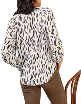Thumbnail for your product : Joie Shariana Long-Sleeve Georgette Print Top